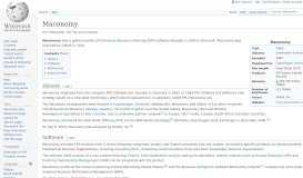 
							         Maconomy - Wikipedia								  
							    