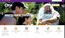 
							         Macquarie University Partnership - IFSA Butler :IFSA Butler								  
							    