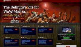 
							         Macro-Wow.com | The Definitive Site for WoW Macros | World of ...								  
							    