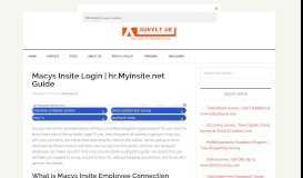 
							         Macys Insite Login | hr.Myinsite.net - Comeplete Guide								  
							    