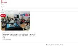 
							         MADAR international school - Portal | hhh | School portal, Poker table ...								  
							    