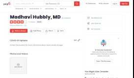 
							         Madhavi Hubbly, MD - Internal Medicine - 12116 Darnestown Rd ...								  
							    