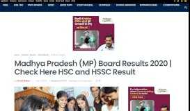 
							         Madhya Pradesh (MP) Board Results 2019 Announced – Check Here ...								  
							    
