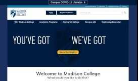 
							         Madison Area Technical College								  
							    