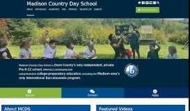 
							         Madison Country Day School: Private School Madison WI-Accredited ...								  
							    