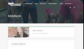 
							         Madison – Spirit Gymnastics Sports Academy								  
							    