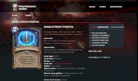 
							         Maelstrom Portal - card Hearthstone								  
							    