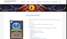 
							         Maelstrom Portal - Hearthstone Card - Hearthstone Top Decks								  
							    
