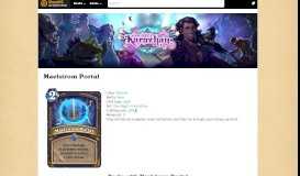 
							         Maelstrom Portal - Shaman card - ShareHS								  
							    