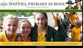 
							         Maffra Primary School Home Page								  
							    
