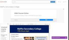 
							         Maffra Secondary College - PDF - DocPlayer.net								  
							    