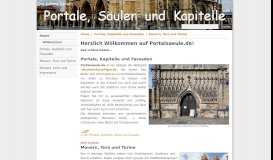 
							         Magdeburg - Portale und Kapitelle								  
							    