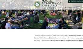 
							         Magee Academy of Arts and Sciences - El Rancho Unified School ...								  
							    