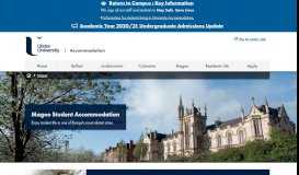 
							         Magee Accommodation - Ulster University Accommodation								  
							    