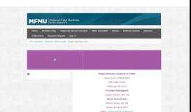 
							         Magee Womens_bak - portal (MFMU) - MFMU Network								  
							    