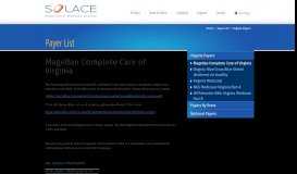 
							         Magellan Complete Care of ... - SolAce - Electronic Medical Claims								  
							    