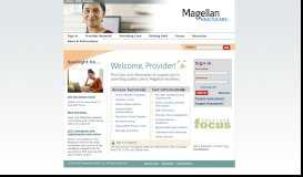 
							         Magellan Provider's Home Page								  
							    