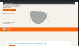 
							         magento2 - What is my magento admin dashboard login url - Magento ...								  
							    