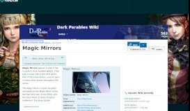 
							         Magic Mirrors | Dark Parables Wiki | FANDOM powered by Wikia								  
							    