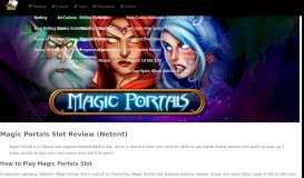 
							         Magic Portals Slot Review (Netent) AllGamblingSites.com								  
							    