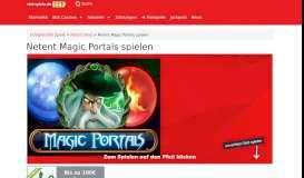 
							         Magic Portals Slot von NetEnt mit Echtgeld online spielen								  
							    