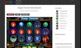 
							         Magic Portals Slots Review - Online Slots Guru								  
							    