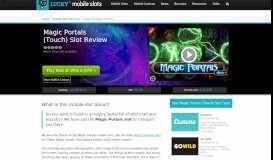 
							         Magic Portals (Touch) Mobile Slot Review - Lucky Mobile Slots								  
							    