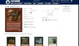 
							         Magic The Gathering Cards | Portal | Craven Giant | - Card Kingdom								  
							    