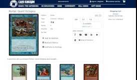 
							         Magic The Gathering Cards | Portal | Giant Octopus | - Card Kingdom								  
							    