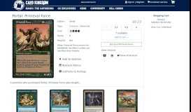 
							         Magic The Gathering Cards | Portal | Primeval Force | - Card Kingdom								  
							    