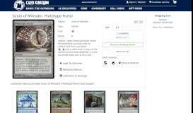 
							         Magic The Gathering Cards | Scars of Mirrodin | Prototype Portal |								  
							    