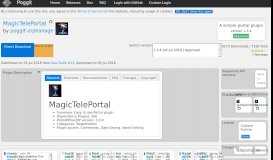 
							         MagicTelePortal v1.3.4 by poggit-orphanage - PocketMine-MP								  
							    