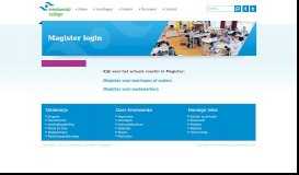 
							         Magister login - Emelwerda College								  
							    