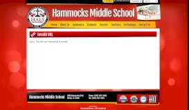 
							         Magnet Program - Hammocks Middle School								  
							    
