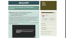 
							         Mahaeschol - Apply Maharashtra Scholarships New Website ...								  
							    