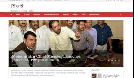 
							         Maharashtra Chief Minister Launched Job Portal For Job Seekers | Pixr8								  
							    