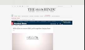 
							         Maharashtra launches RTI portal - The Hindu								  
							    