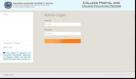 
							         Maharshi Dayanand University - MDU - Rohtak - College Portal								  
							    