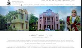 
							         Mahatma Gandhi College – College with Potential for Excellence								  
							    