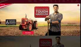 
							         Mahindra Tractors: Farm Tractor | Agriculture Equipment | Tractor in India								  
							    