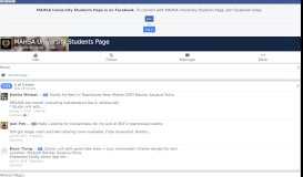 
							         MAHSA University Students Page - Home | Facebook								  
							    