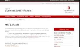 
							         Mail Services | Office of Business and Finance								  
							    