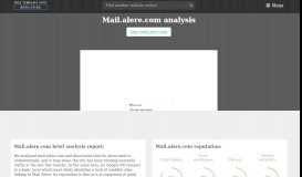 
							         Mail.alere.com analysis - FreeTemplateSpot								  
							    