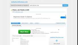 
							         mail.altran.com at WI. Outlook Web App - Website Informer								  
							    
