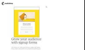 
							         Mailchimp: All-in-One Marketing Platform								  
							    