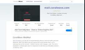 
							         Mail.coralwave.com website. CoralWave WebMail.								  
							    