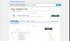 
							         mail.covance.com at WI. Outlook Web App - Website Informer								  
							    