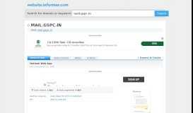 
							         mail.gspc.in at WI. Outlook Web App - Website Informer								  
							    