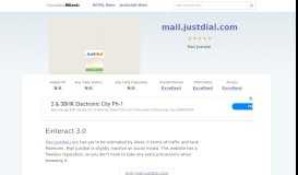 
							         Mail.justdial.com website. Einteract 3.0.								  
							    