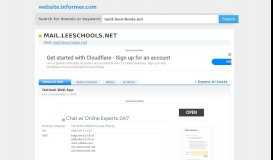 
							         mail.leeschools.net at WI. Outlook Web App - Website Informer								  
							    